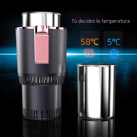 Vaso digital calienta/enfría bebidas